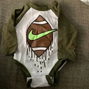 Newborn Nike Football Onesie